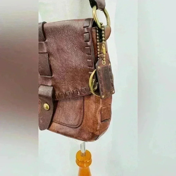 Coach Julia Thick Leather Handbag, Purse Boho - Picture 2 of 16